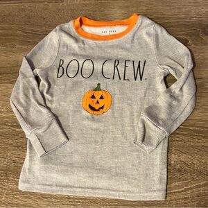 Rae Dunn Boo Crew Top Size 4T